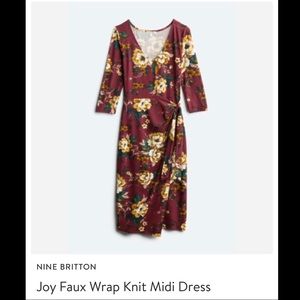 Floral print dress